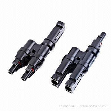 T Branch Connectors with 1,000V DC Maximum Working Voltage, 30A Rated Current